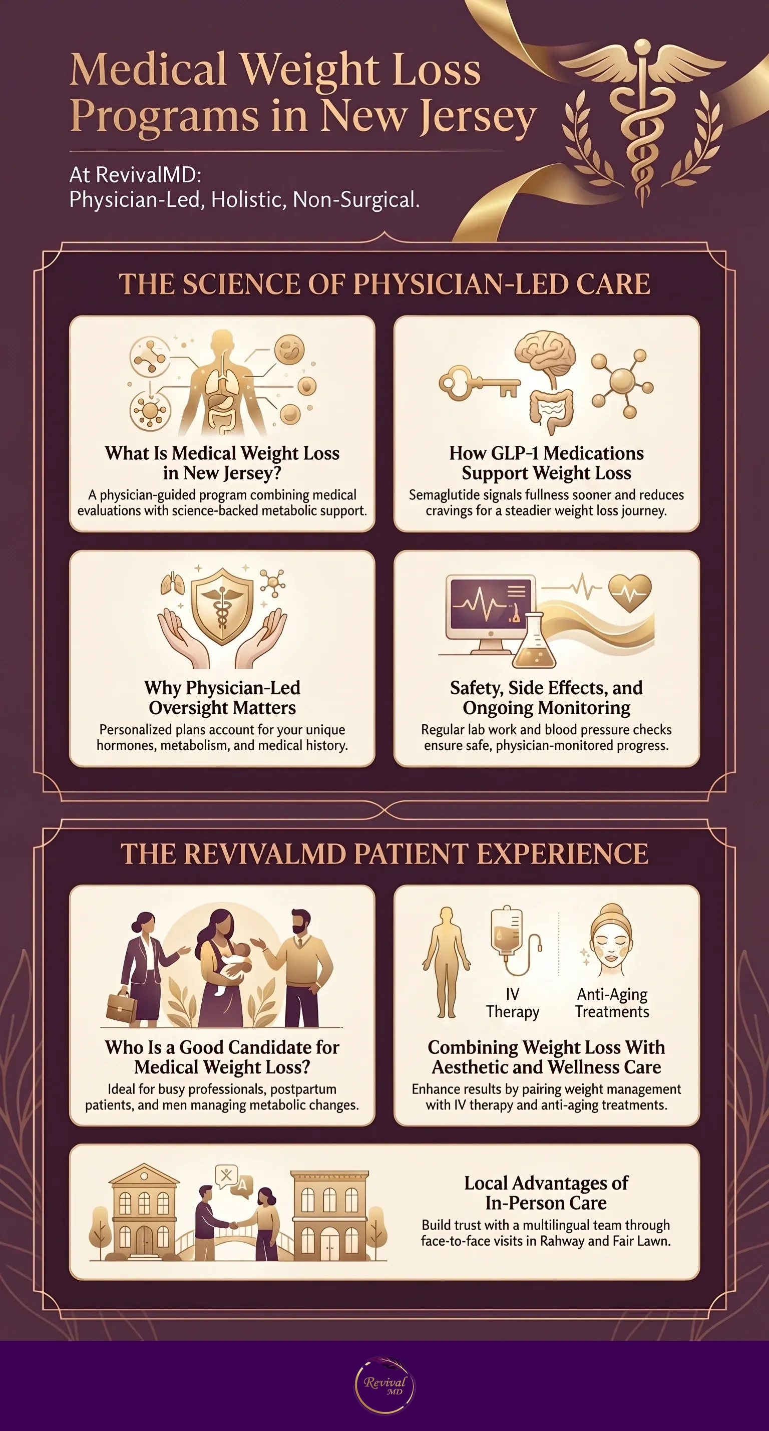 Medical Weight Loss Journey at a Glance infographic