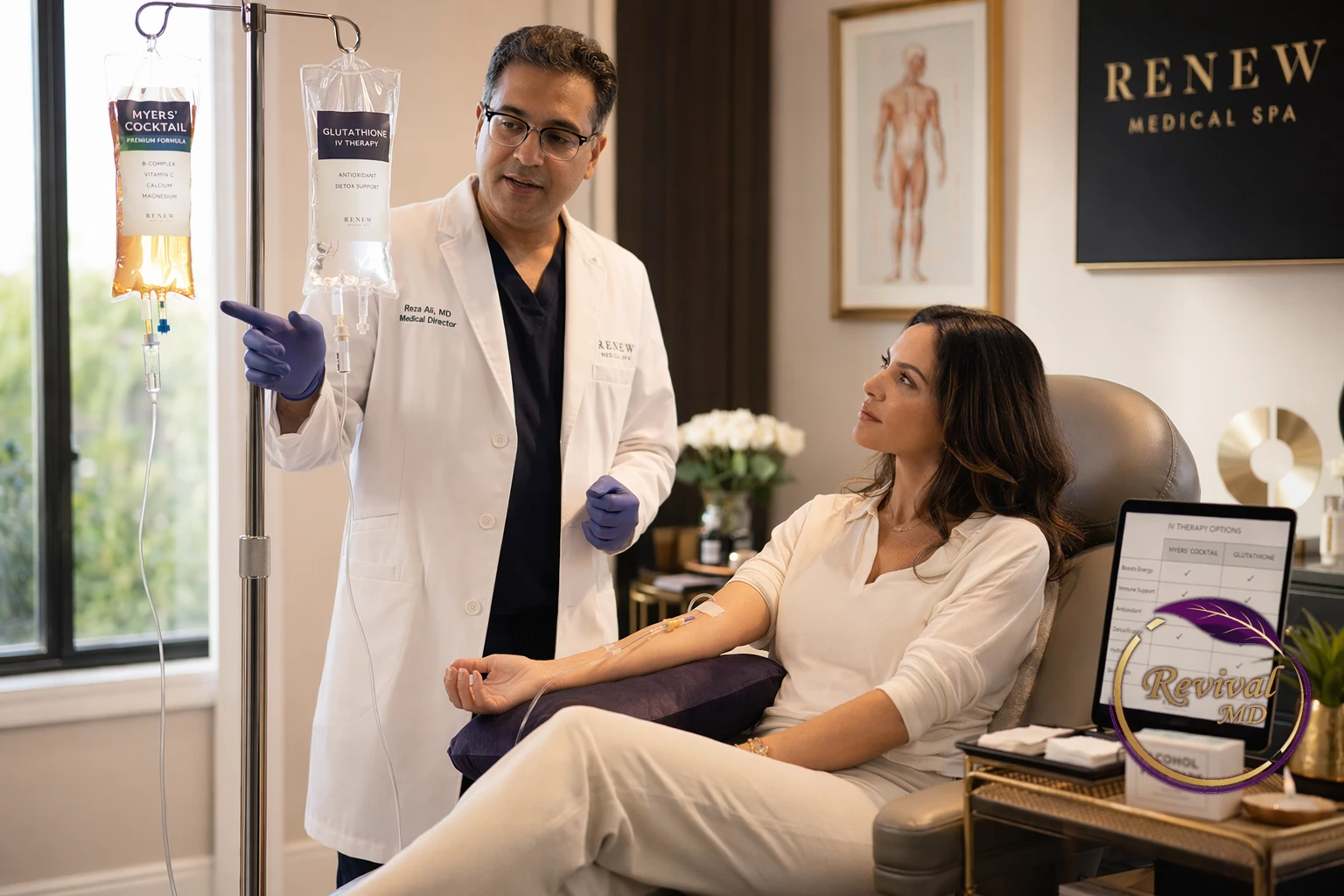 IV Drip Therapy: Myers Cocktail vs Glutathione in NJ