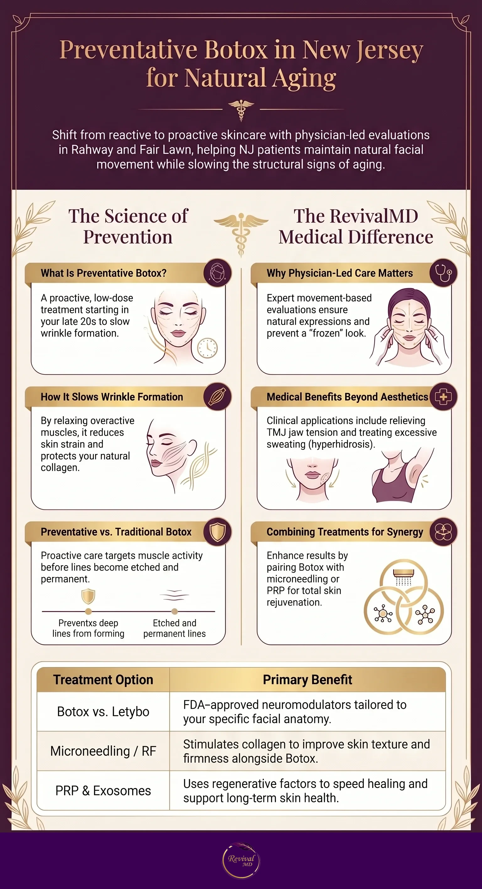 Preventative Botox and Long-Term Skin Aging infographic