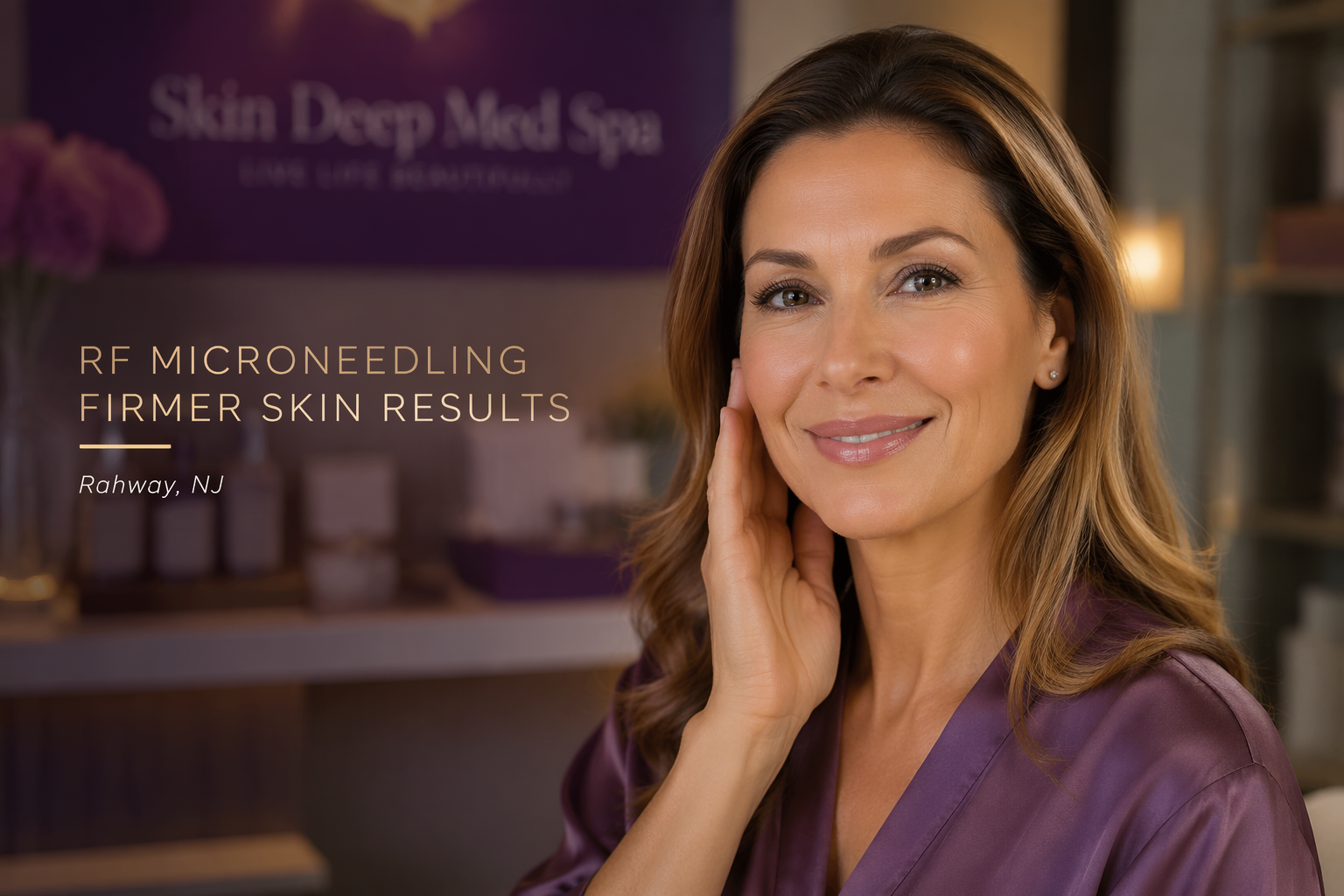 RF Microneedling in Rahway NJ for Firmer Skin Results